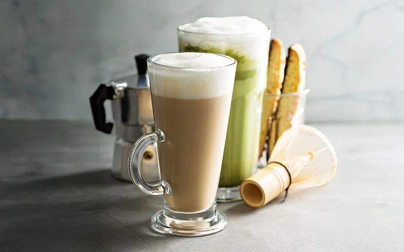 tasses de latte